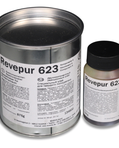 Glue f/exhaust air pipe PU tin 1000g